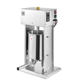 VEVOR Electric Sausage Stuffer, 22 LBS / 10 L Vertical Meat Stuffer, Stepless Speed Control and Foot Pedal