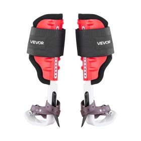 VEVOR Tree Climbing Spikes Set, Height-Adjustable Tree Climbing Gear with Straps & Spike Protectors, 350 lbs Load Capacity